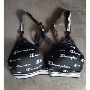 Womens Champion logo bra, M